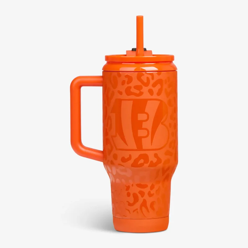 NFL 32 Oz Leopard Flip ‘n’ Sip Travel Mug