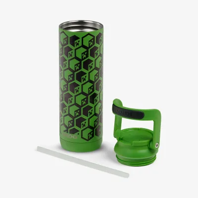 Botol Minecraft Creeper Glow in the Dark 20 Oz