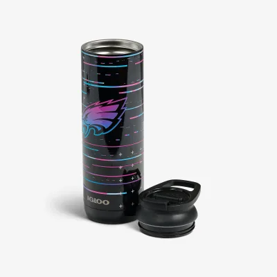 NFL Neon Philadelphia Eagles 20 Oz Flip ‘n’ Sip Tumbler