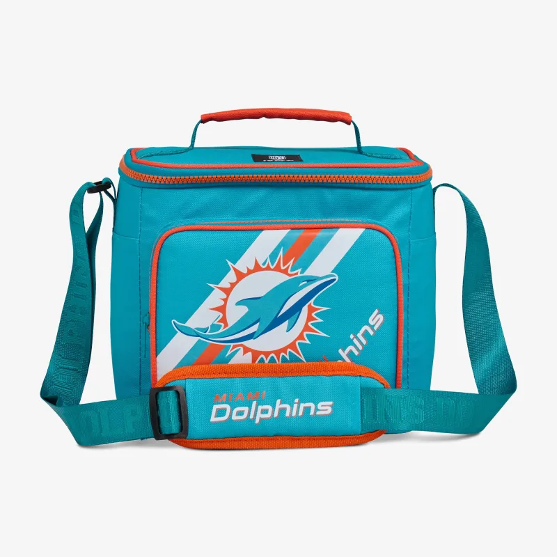 Miami Dolphins Square Lunch Cooler Bag