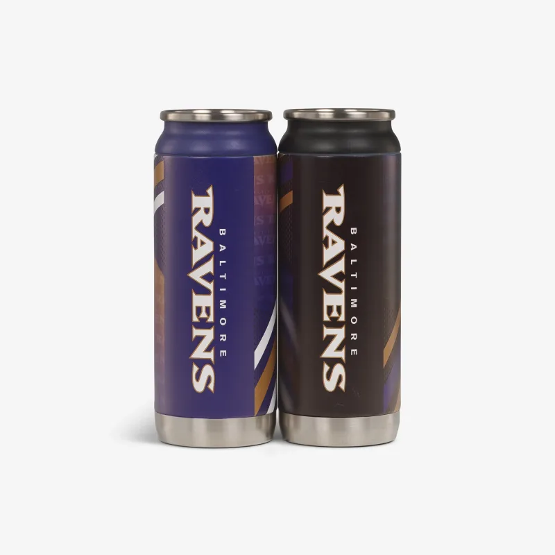 Baltimore Ravens Home & Away 16 Oz Can 2-Pack