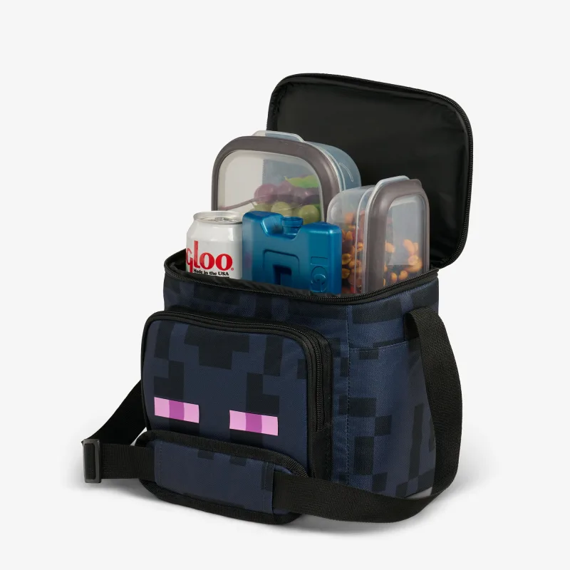 Bolsa nevera cuadrada Minecraft Enderman