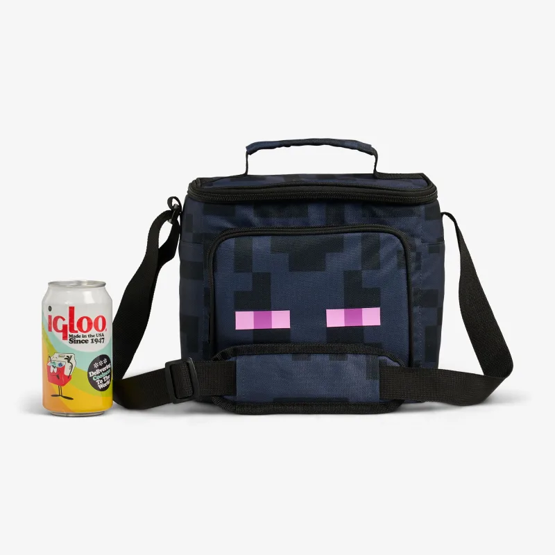 Bolsa nevera cuadrada Minecraft Enderman