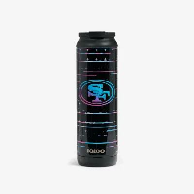 NFL Neon San Francisco 49ers 20 Oz Flip ‘n’ Sip Tumbler