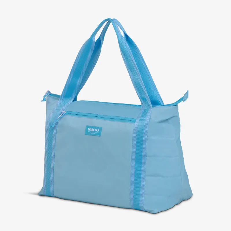 Bolsa nevera plegable tipo plumífero para 20 latas