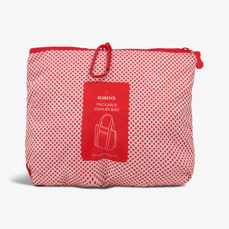 Hello Kitty® Red Apples Packable Puffer Borsa termica per 20 lattine