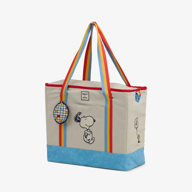 Snoopy Disco Party Dual Compartment Tote Cooler Bag