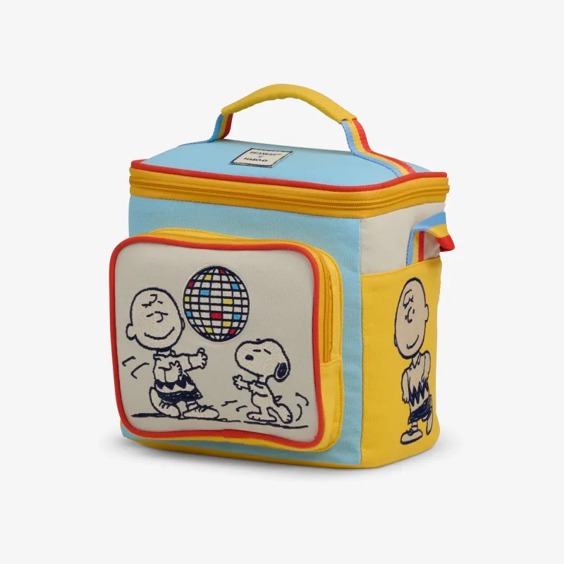 Borsa termica quadrata per pranzo Snoopy Disco Party