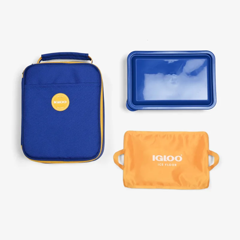 Kids Lunch Slim køleboks-sæt (Bento Box + Ice Floor)