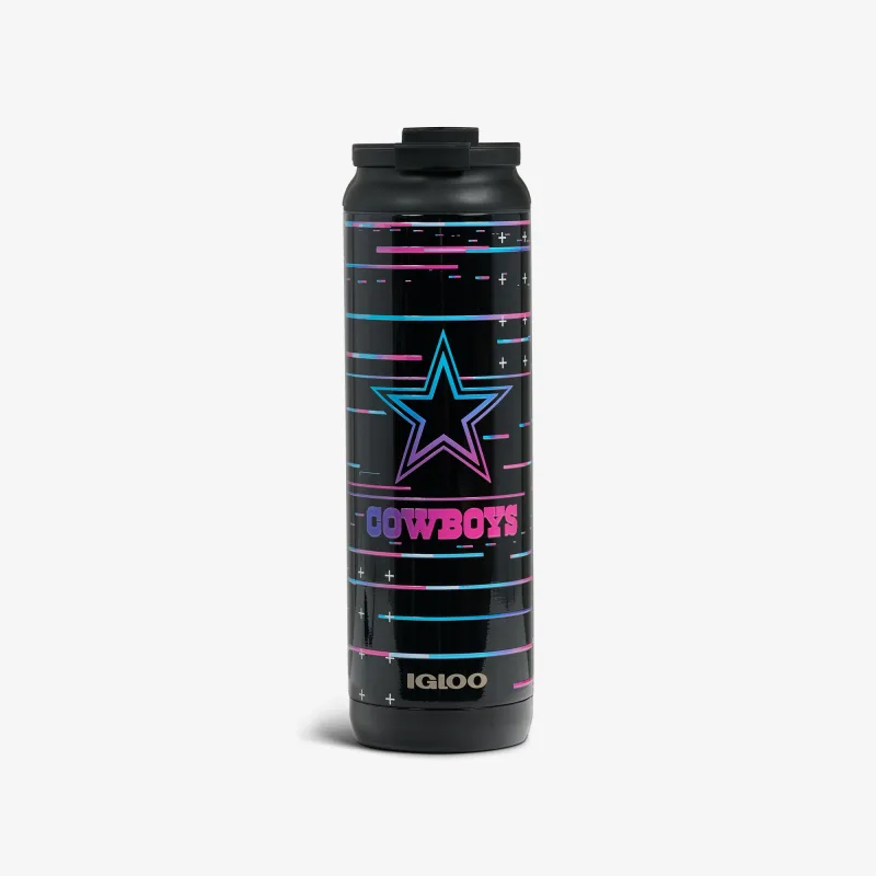 NFL Neon Dallas Cowboys 20 Oz Flip ‘n’ Sip Tumbler