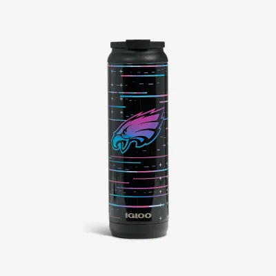 NFL Neon Philadelphia Eagles 20 Oz Flip ‘n’ Sip Tumbler