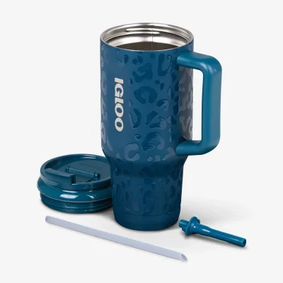 NFL 32 Oz Leopard Flip ‘n’ Sip Travel Mug