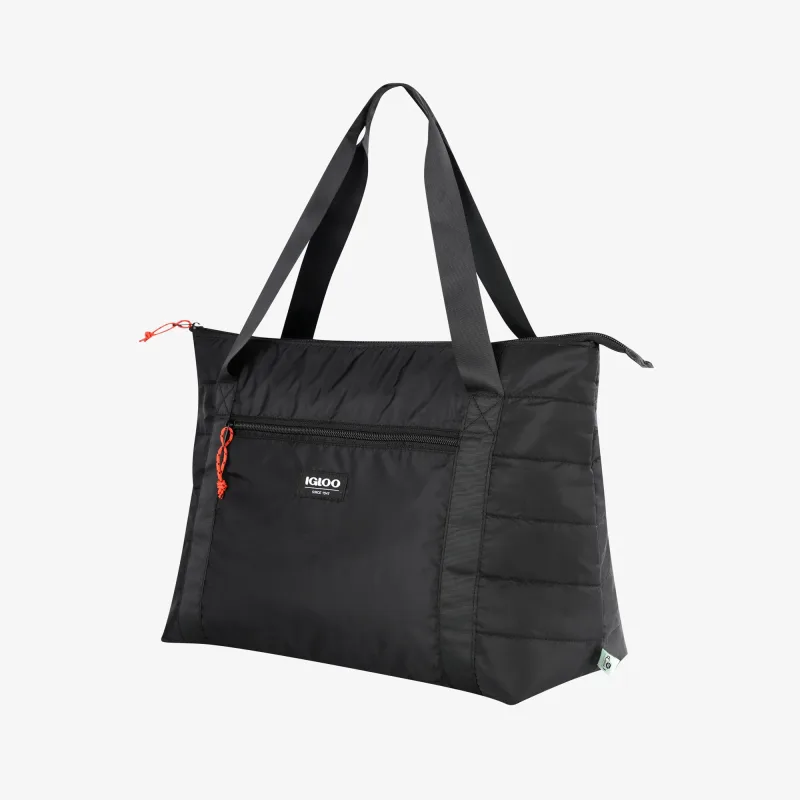 Bolsa nevera plegable tipo plumífero para 20 latas