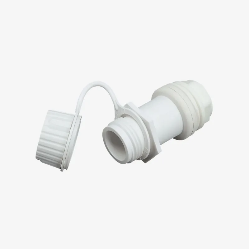 Threaded Drain Plug Assembly With Plastic Tethered Cap