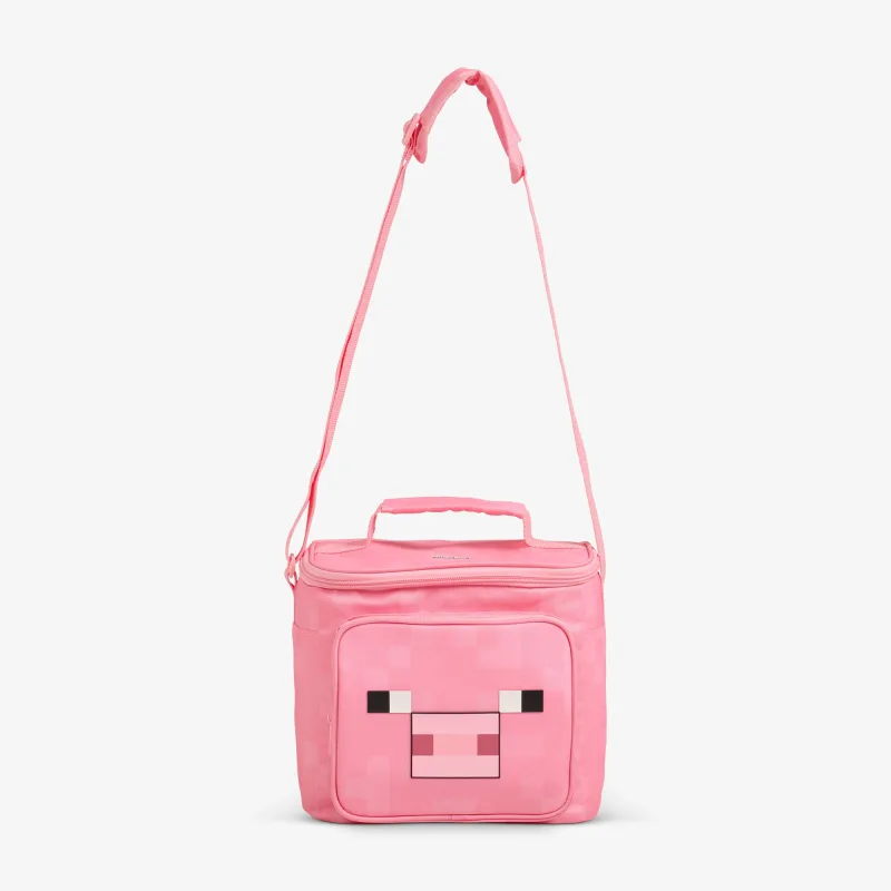 Minecraft Pig Square Lunch Cooler Bag