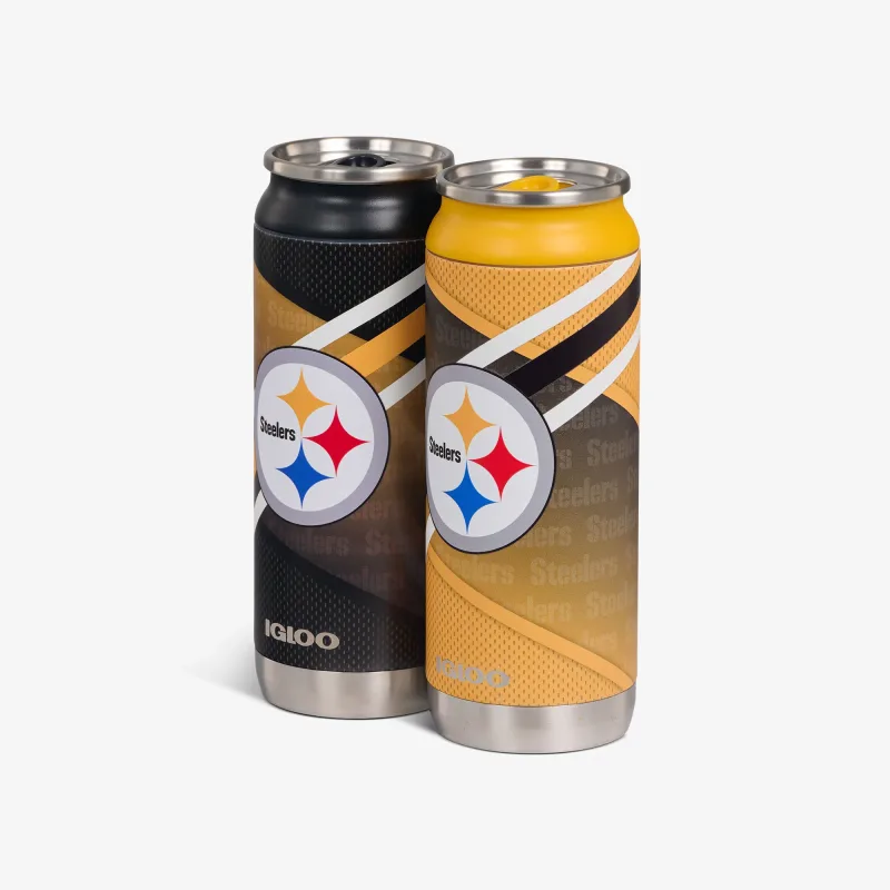 Pittsburgh Steelers Home & Away 16 Oz Can 2-Pack