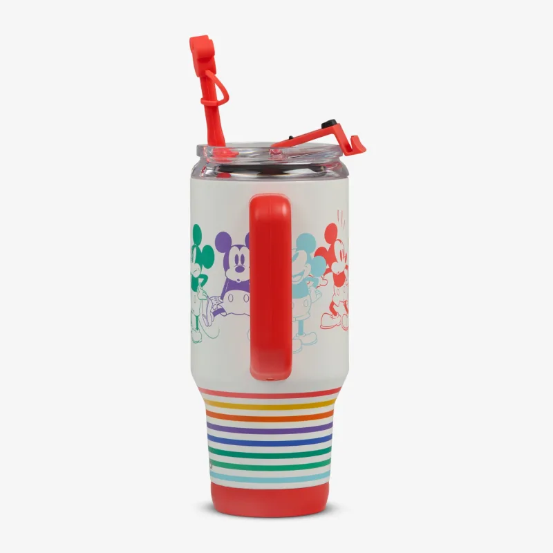 Disney Mickey Mouse Stripe 32 Oz Travel Mug