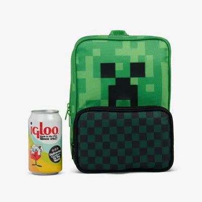 Mala Térmica Transversal Minecraft Creeper para 8 Latas